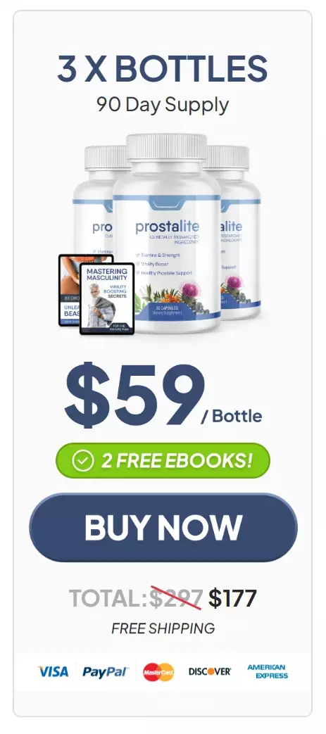 ProstaLite 3 bottles pricing